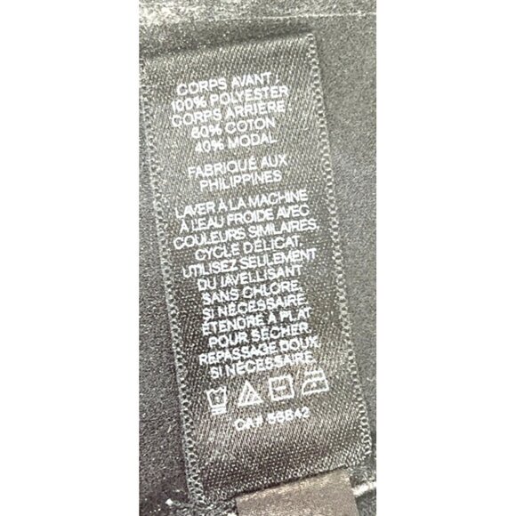 Express Medium Black Sleeveless Top 1/4 Zipper Front 21h - Picture 7 of 11